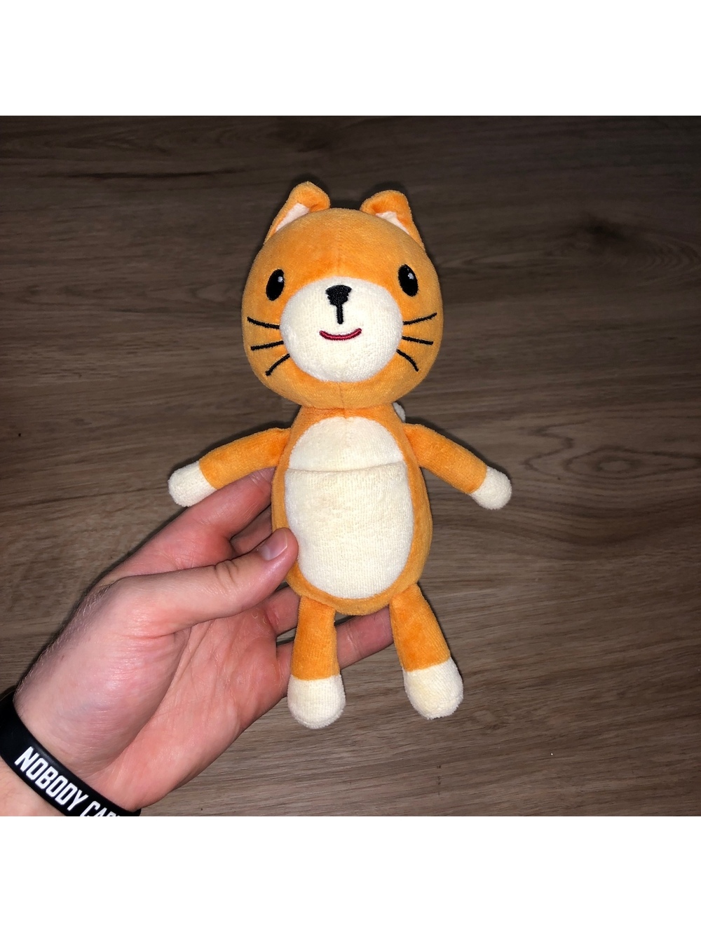 KIMOCHIS ORANGE CAT KITTEN THERAPY HAPPY PLUSH STUFFED ANIMAL 7”